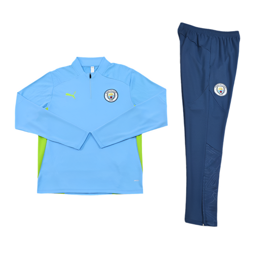Kids Manchester City Tracskuit Set