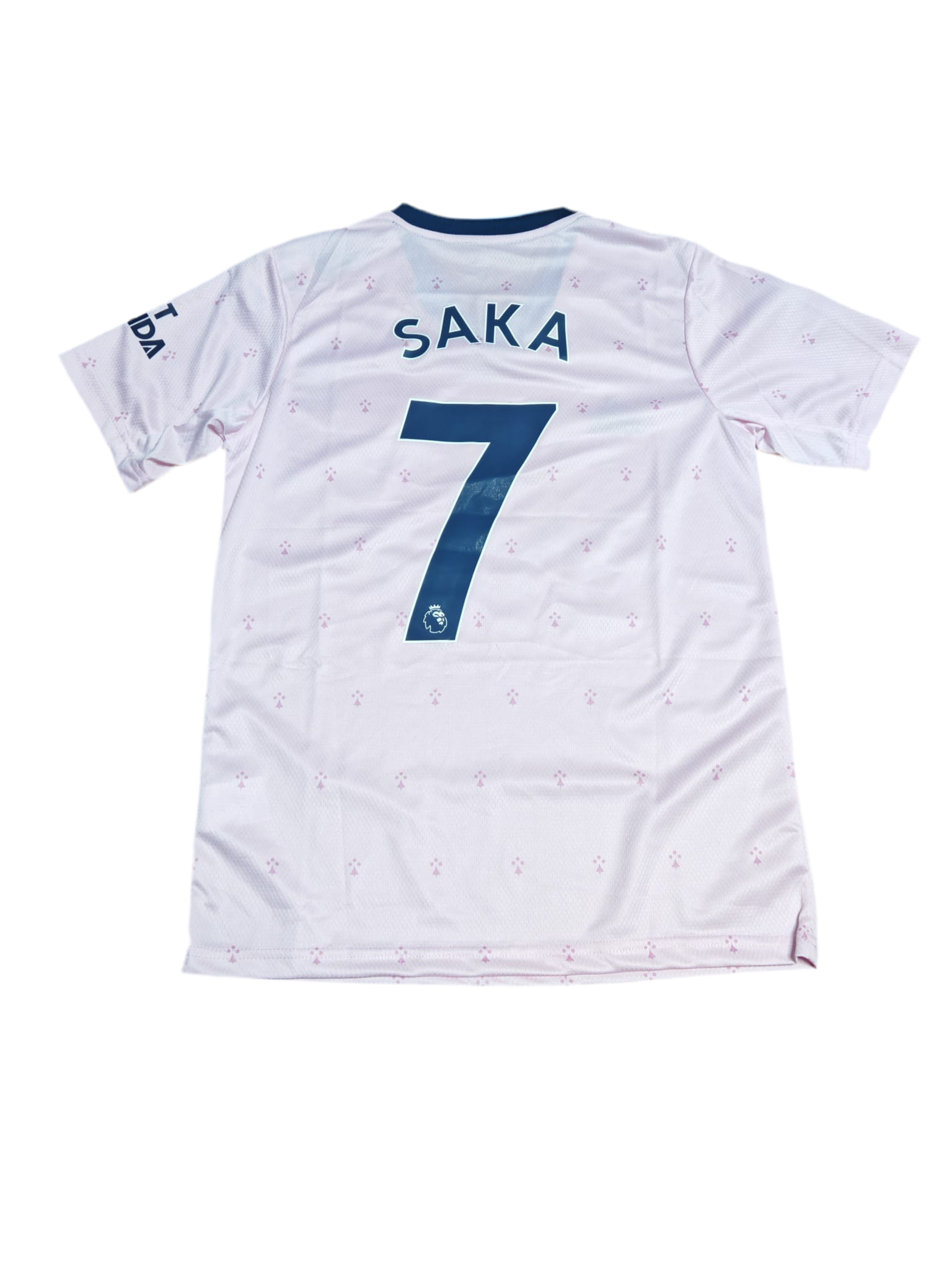 Pink arsenal saka 2022-2023 third shirt