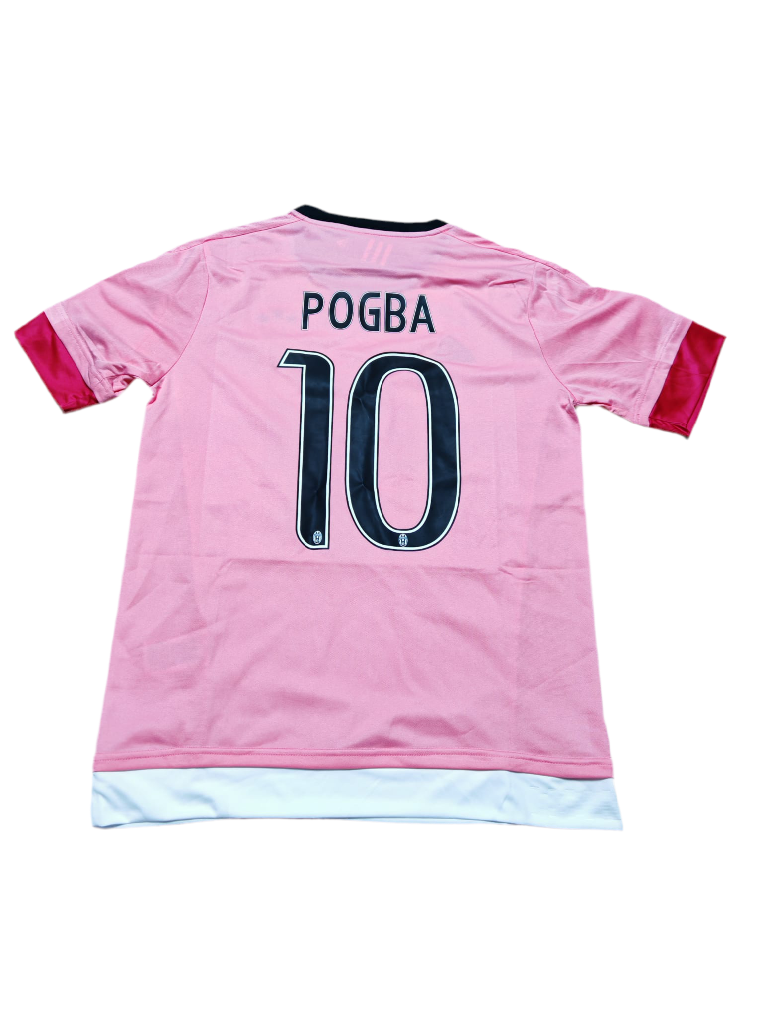 Pink Juventus 15/16 Pogba Away Shirt