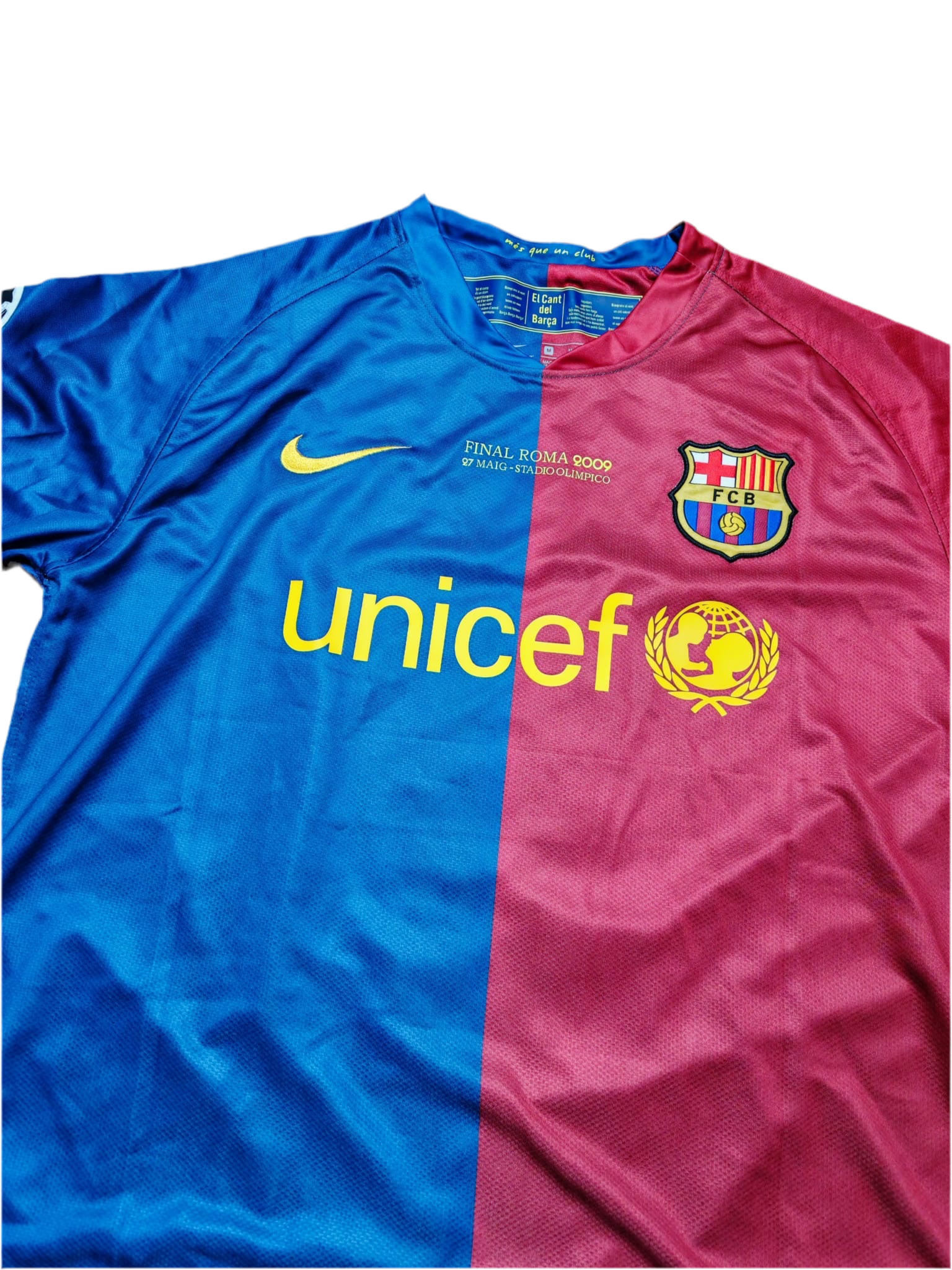 FC Barcelona 2008/2009 Messi UCL Final Shirt