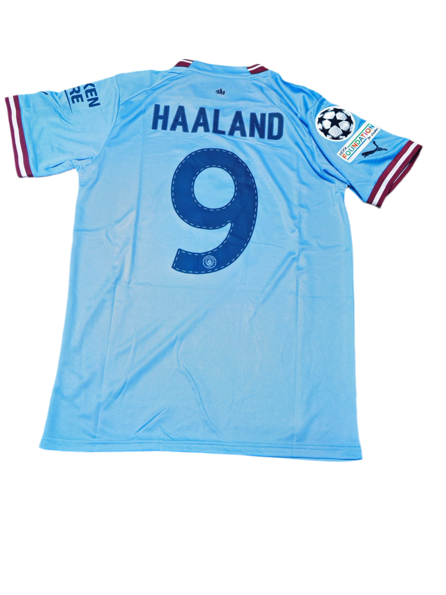 Manchester City UCL Final Haaland shirt