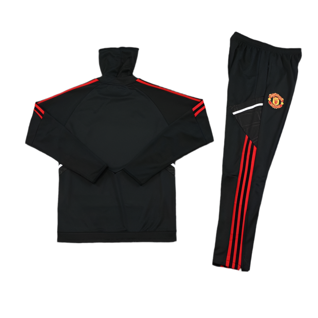 Men’s Manchester United Black Tracksuit Set