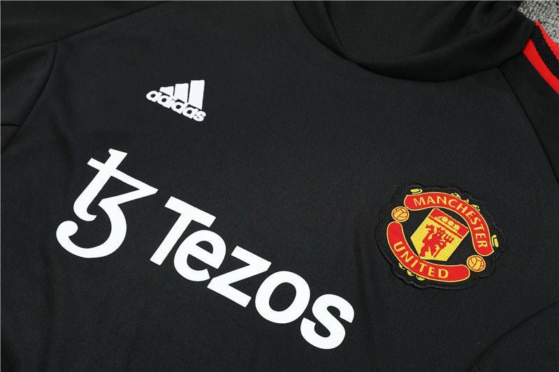 Men’s Manchester United Black Tracksuit Set