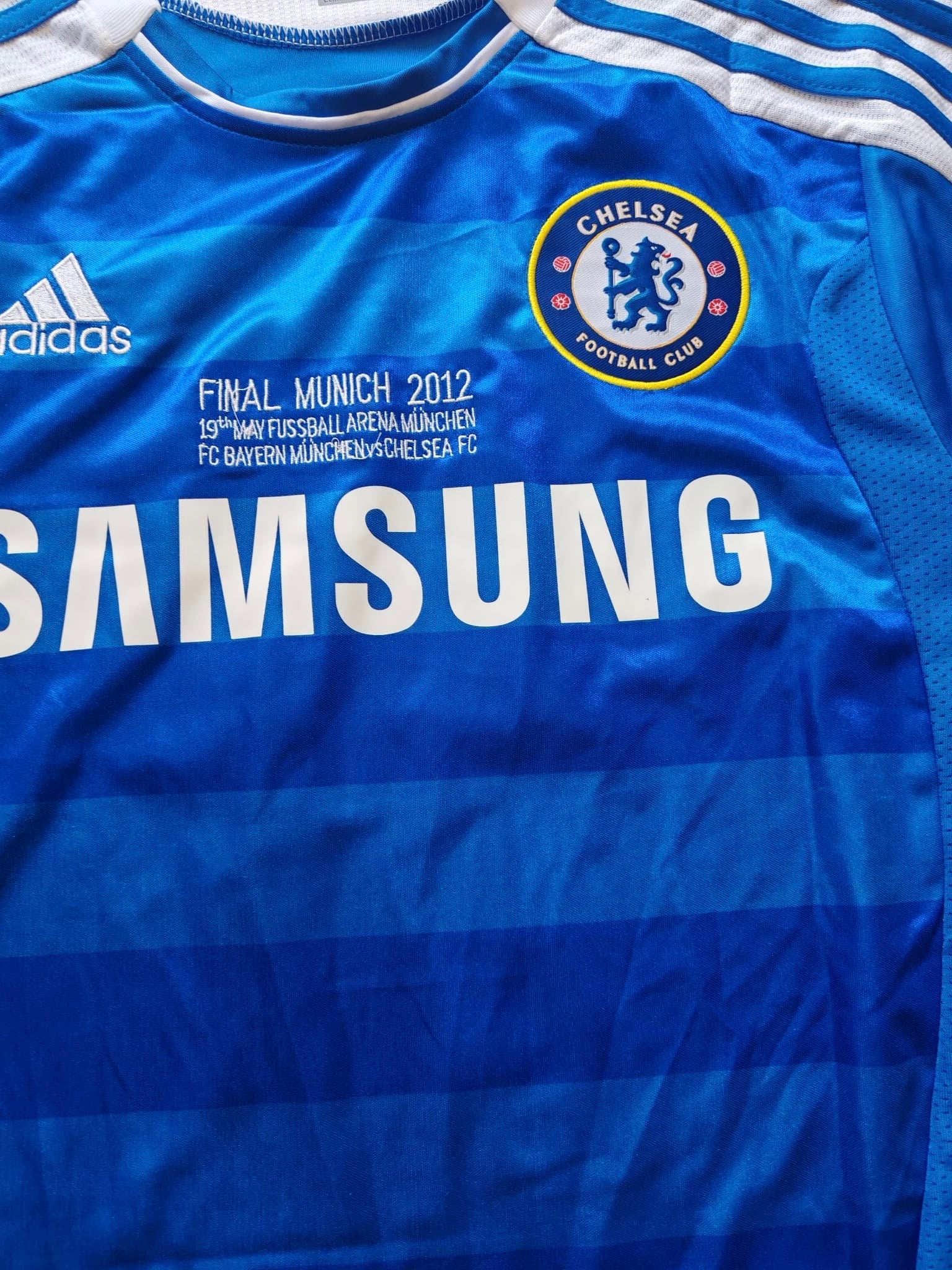 Chelsea 2011/2012 UCL Final Drogba Shirt