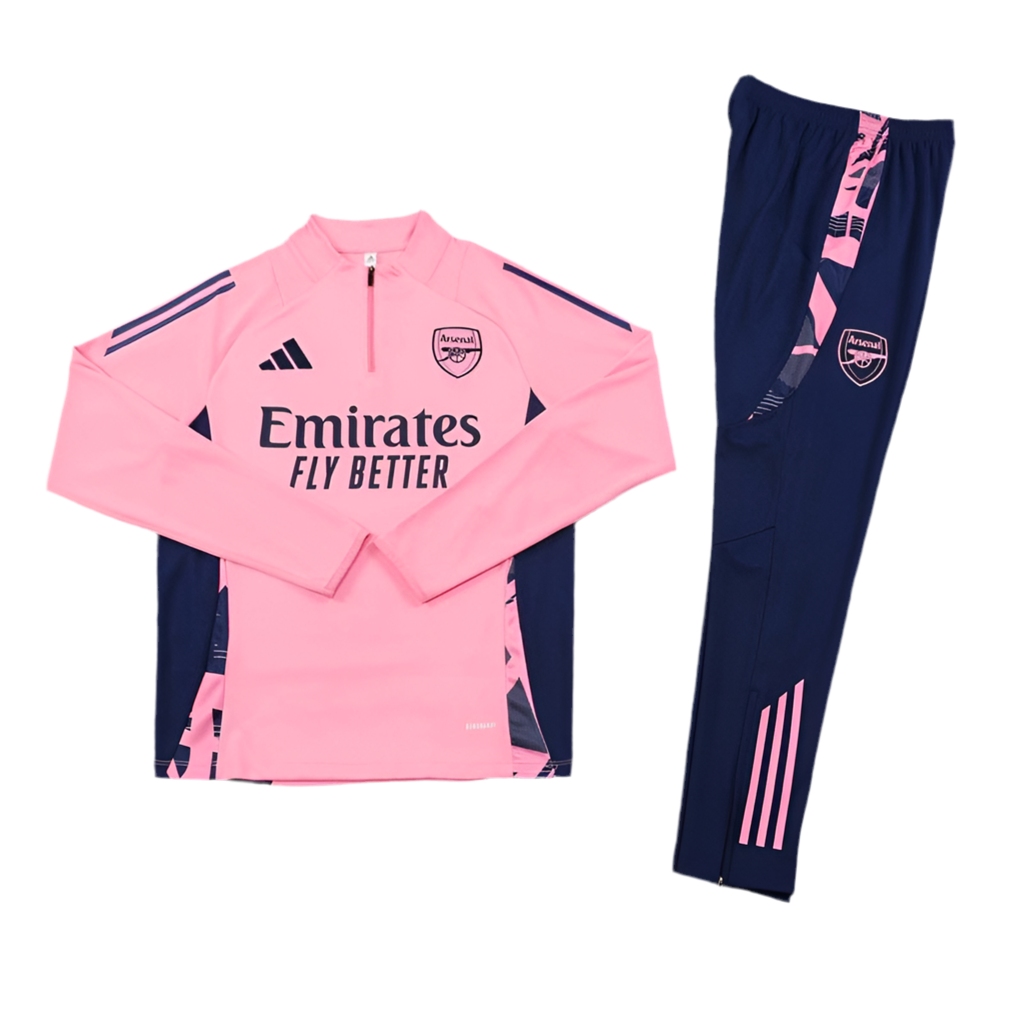 Men’s Pink Arsenal Tracksuit Set