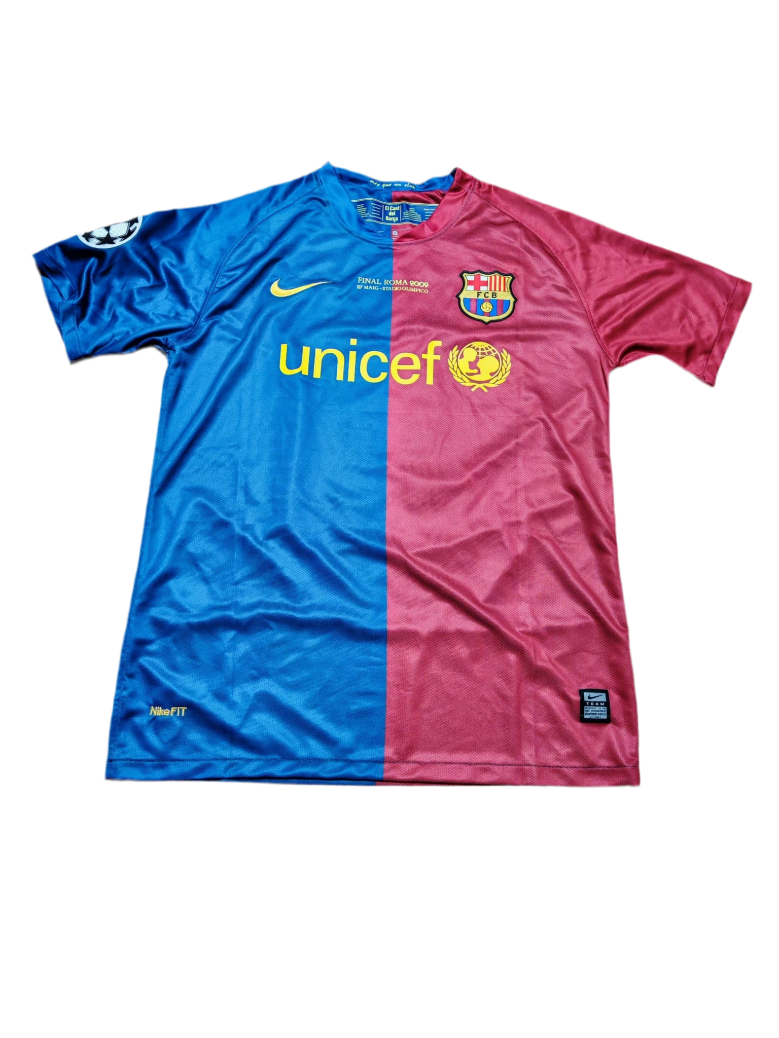 FC Barcelona 2008/2009 Messi UCL Final Shirt