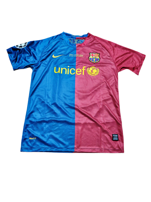 FC Barcelona 2008/2009 Messi UCL Final Shirt